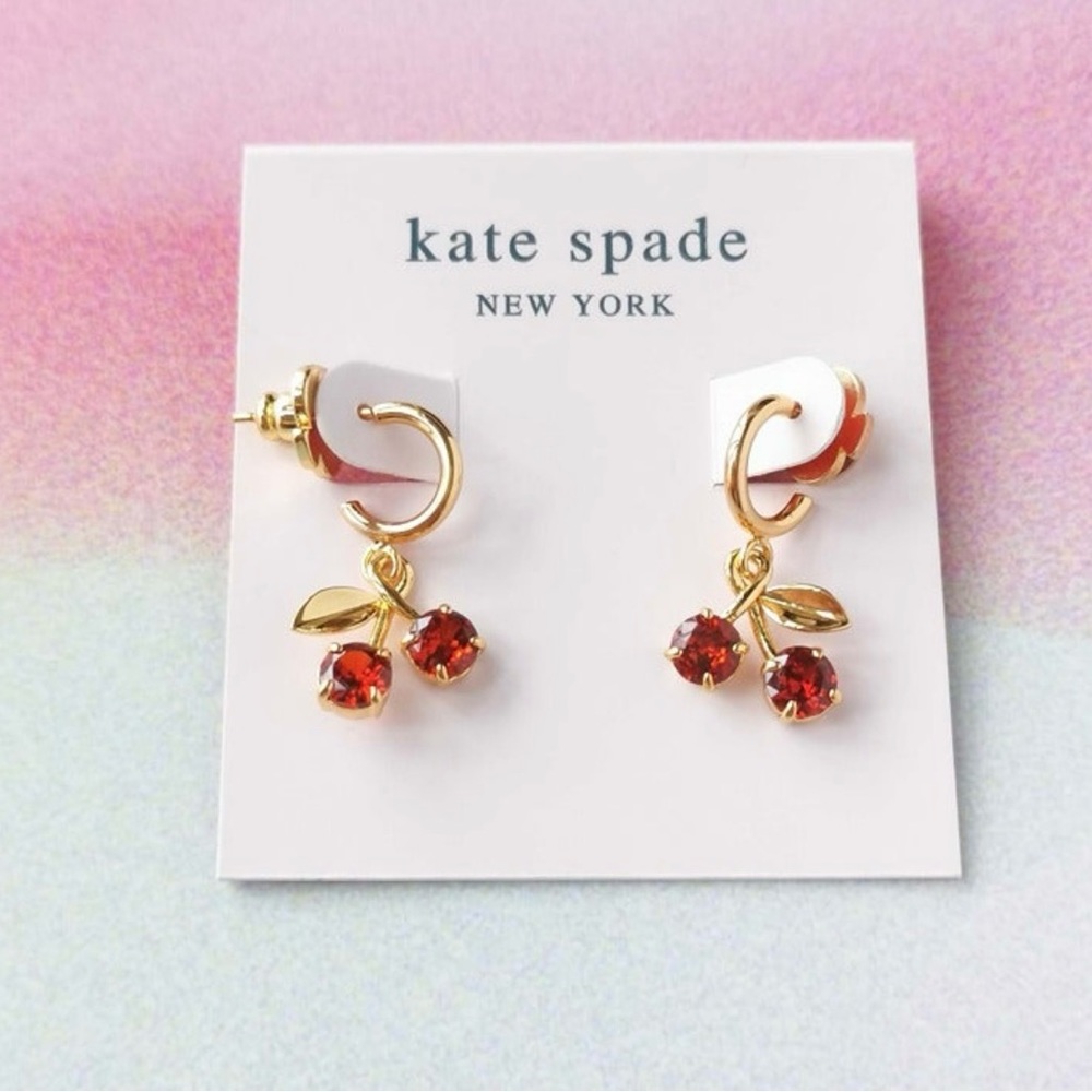 Kate Spade Red Cherry Earrings